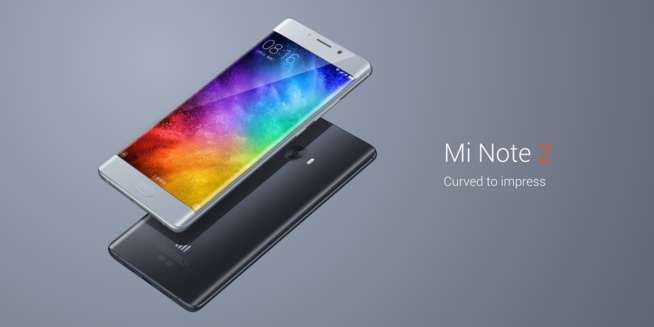 Le Xiaomi Mi Note 2 dévoilé avec écran incurvé, Snapdragon 821, 6Go de RAM…