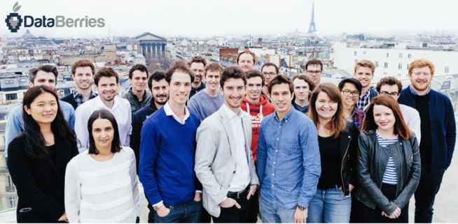 Guillaume Charhon (CTO), Benoit Grouchko (CEO) et François Wyss (COO) avec les équipes Databerries Guillaume Charhon (CTO), Benoit Grouchko (CEO) et François Wyss (COO) avec les équipes Databerries