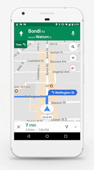 Google Maps permet maintenant de partager votre position en temps réel