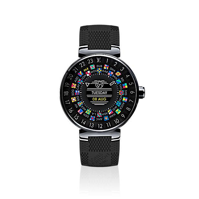 Louis Vuitton lance sa première montre Android Wear, à partir de 2 300 euros