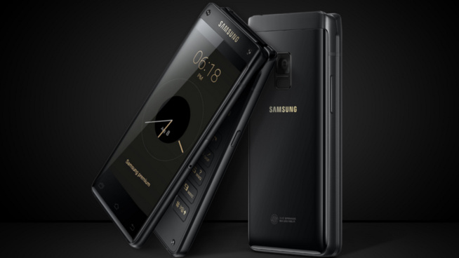 Le nouveau smartphone à clapet "Leader 8" de Samsung est officiel !