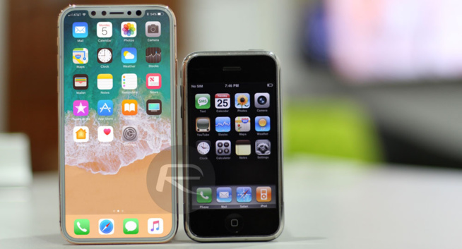 Comparaison taille d’écran iPhone 8 avec le 7 Plus et tous les autres iPhones