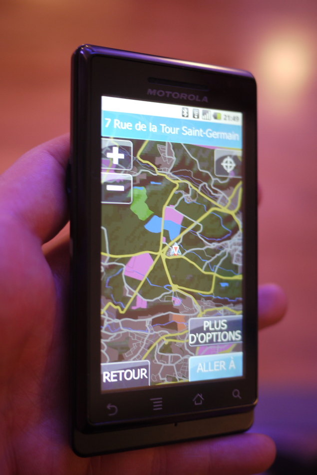 Motorola Milestone : ne l'appelez pas Droid