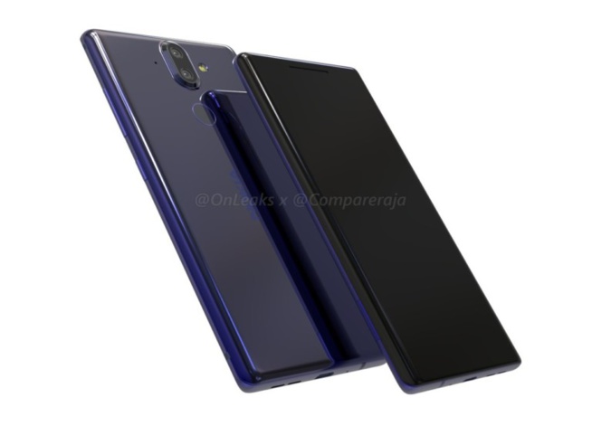 Fuites du Nokia 9 avec écran en verre incurvé et double caméras arrière Fuites du Nokia 9 avec écran en verre incurvé et double caméras arrière