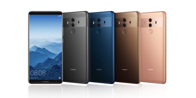 Les Huawei Mate 10 / Mate 10 Pro sont officiels avec un nouveau design en verre, Android Oreo…