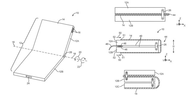 Apple – Un autre brevet pour un iPhone pliable