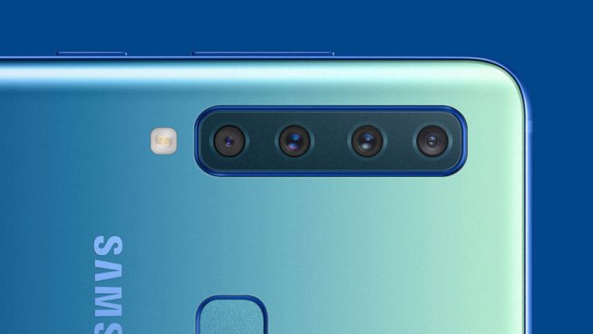 Le Samsung Galaxy A9 (2018) est disponible avec quatre caméras arrière