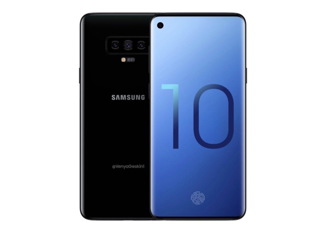 Samsung Galaxy S10 : petit trou dans l’écran (pas d’encoche), capteur d’empreintes à ultrasons…