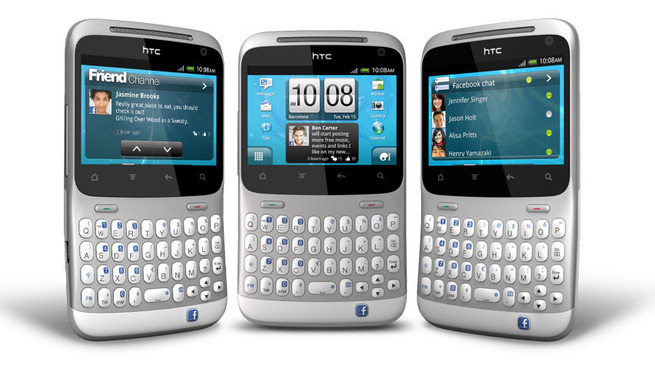 HTC ChaCha : un "facebook phone"... sous Android