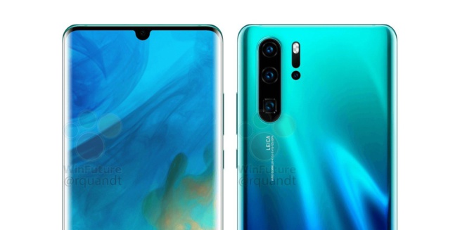 Fuite de l’Huawei P30 Pro avec zoom 10x, petite encoche, verre bombé et plus encore
