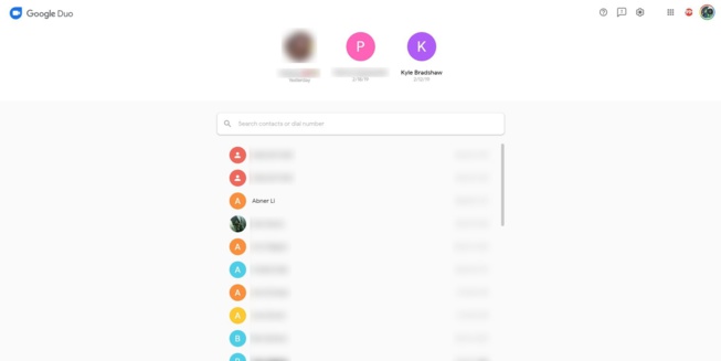 Google Duo est maintenant disponible sur le Web