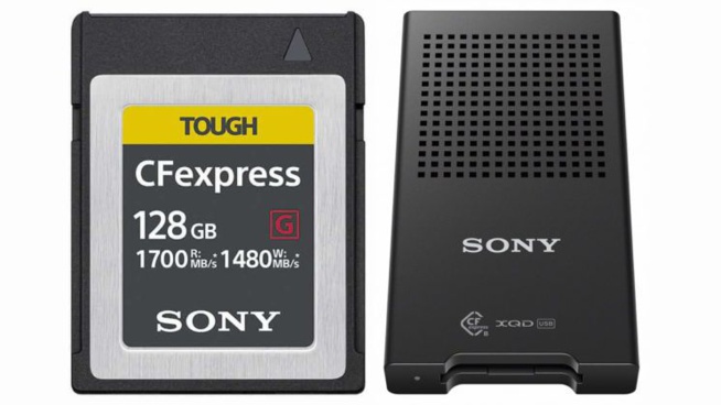 Sony présente ses nouvelles cartes mémoire CFexpress, deux fois plus rapides…