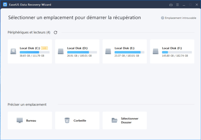 Récupérer les données d'une carte SD ou de tout periphérique de stockage externe