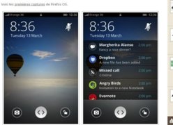 premières captures de Firefox OS