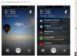 premières captures de Firefox OS premières captures de Firefox OS