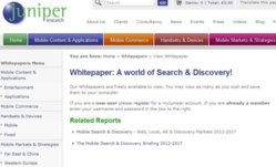 A World of Search & Discovery! sur juniperresearch.com