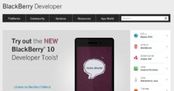 BlackBerry Developer site