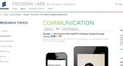Un nouveau navigateur mobile signé Ericsson