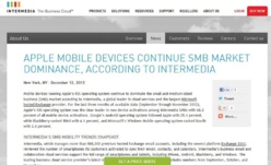 Les PME américaines ont une nette préférence pour l’iPhone Les PME américaines ont une nette préférence pour l’iPhone