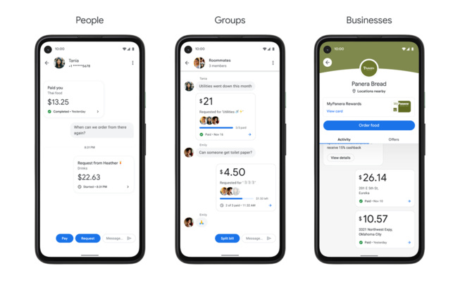Google agrège les comptes bancaires dans l'application Google Pay