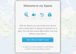 Lancement de « my Xperia », le service de sécurité de Sony