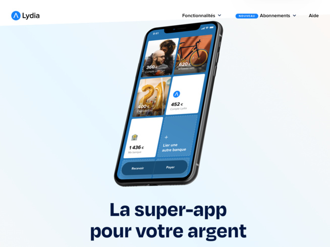 L'application bancaire Lydia lève 72 millions d'euros supplémentaires L'application bancaire Lydia lève 72 millions d'euros supplémentaires