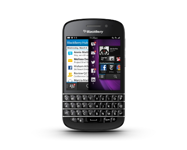 BlackBerry, le Q10 bientôt disponible en France