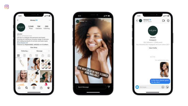 ​Facebook connecte l’API de Messenger à Instagram Messaging