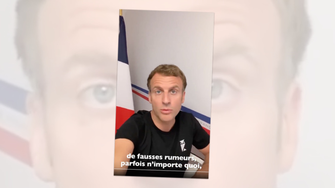 Emmanuel Macron sur Instagram pour dénoncer les Fake News Emmanuel Macron sur Instagram pour dénoncer les Fake News