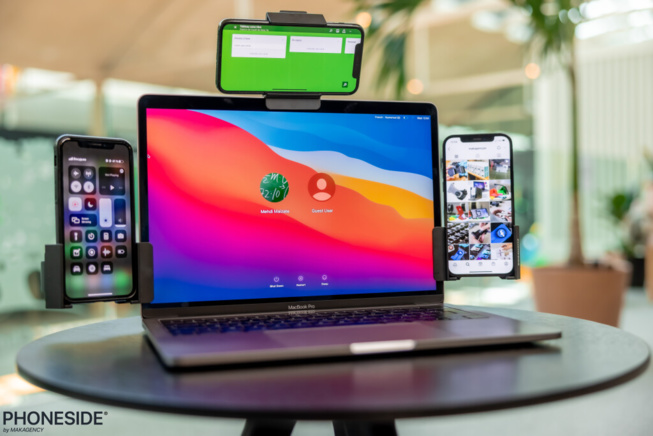 Phoneside, le clip d'écran par Makagency Phoneside, le clip d'écran par Makagency