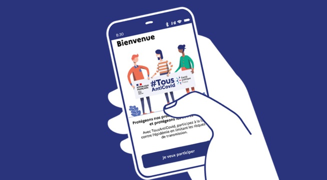 TousAntiCovid : l'appli préférée en France  avec 50 millions de téléchargements