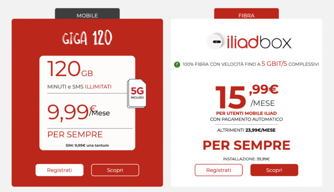 ​Vodafone refuse l’offre d’Iliad sur sa filiale italienne