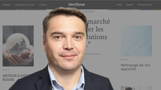 François Créhange, Directeur Produits & Solutions chez Verifone