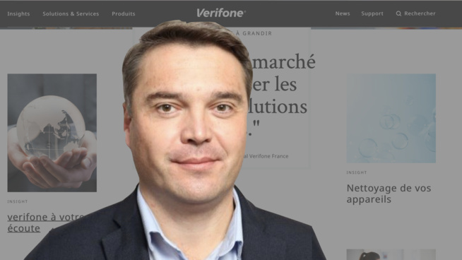 François Créhange, Directeur Produits & Solutions chez Verifone François Créhange, Directeur Produits & Solutions chez Verifone