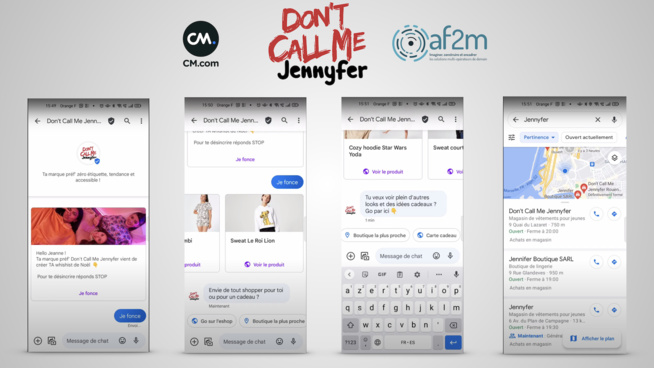 CM.com remporte un trophée RCS de la part de l'af2m pour une campagne Jennyfer CM.com remporte un trophée RCS de la part de l'af2m pour une campagne Jennyfer