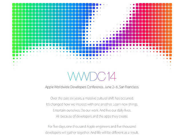 Apple annonce sa WWDC pour le 2 juin : iOS 8, iPhone 6, OS X au programme
