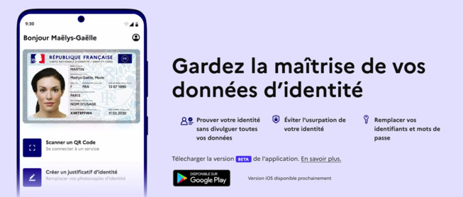 France Identity sera disponible en bêta sur iOS en septembre