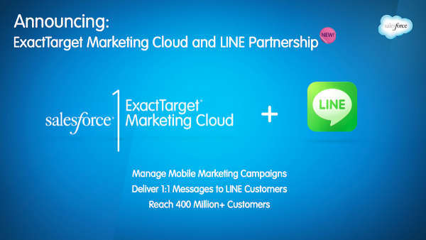 Salesforce et Line s’associent pour développer la messagerie mobile