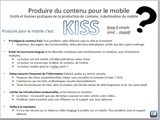 Dossier: Mobile first - Plaidoyer pour l'avènement de rédactions réellement orientées mobiles (1/2)