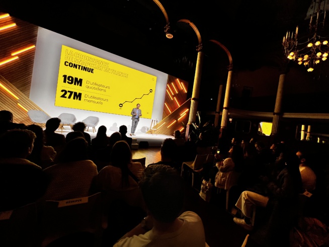 19 millions d'utilisateurs quotidiens pour Snapchat 19 millions d'utilisateurs quotidiens pour Snapchat