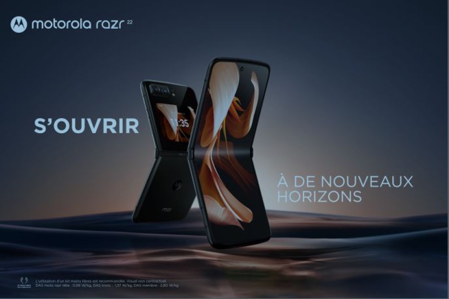 Motorola dévoile "RAZR" la nouvelle génération de son smartphone pliable