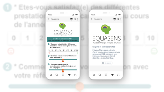 Equasens opte pour le RCS pour réaliser une enquête de satisfaction Equasens opte pour le RCS pour réaliser une enquête de satisfaction