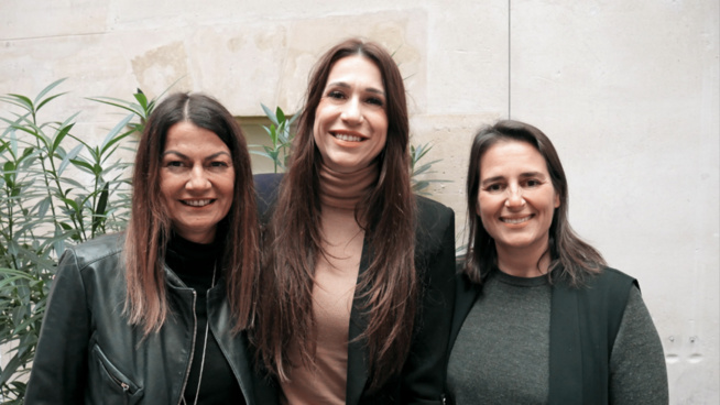 De gauche à droite : Zdenka Prieto, Aline Gervasi, Teresa Orellana