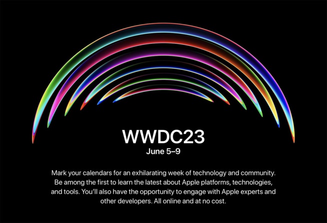 Apple: La WWDC 2023 aura lieu du 5 au 9 juin 