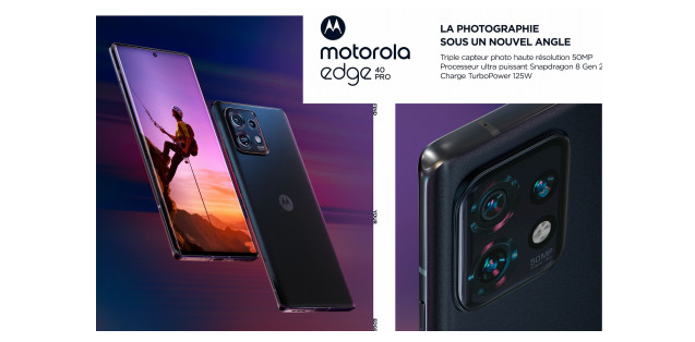 Motorola dévoile son nouveau edge 40 pro
