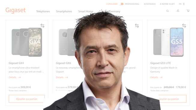 Arnaud Bouvier, Country Manager France chez Gigaset Arnaud Bouvier, Country Manager France chez Gigaset