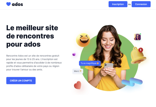 L'application de Rencontre-ados, lancée en 2022, a été retirée du Play Store de Google