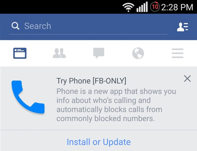 Facebook mettrait au point une application de téléphonie