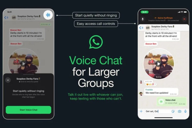 WhatsApp déploie les “discussions audio” sur son service de messagerie
