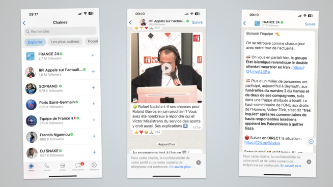 ​Déjà 4 millions d’abonnés WhatsApp aux chaînes RFI et France 24